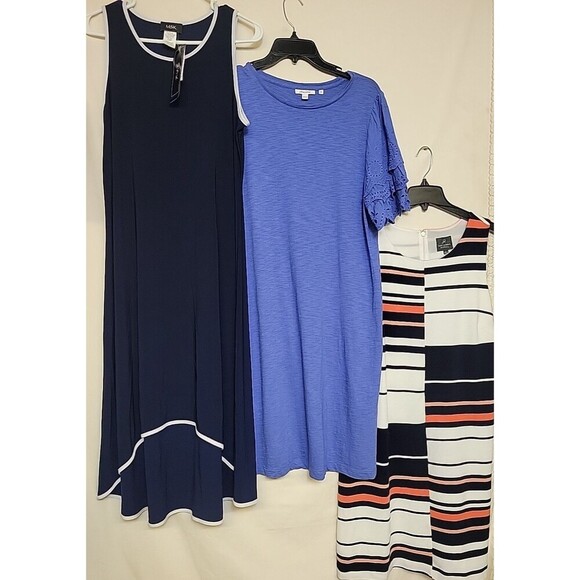 Adriana Papell, Chico's & MSK (3) dresses size large bundle - Picture 3 of 10